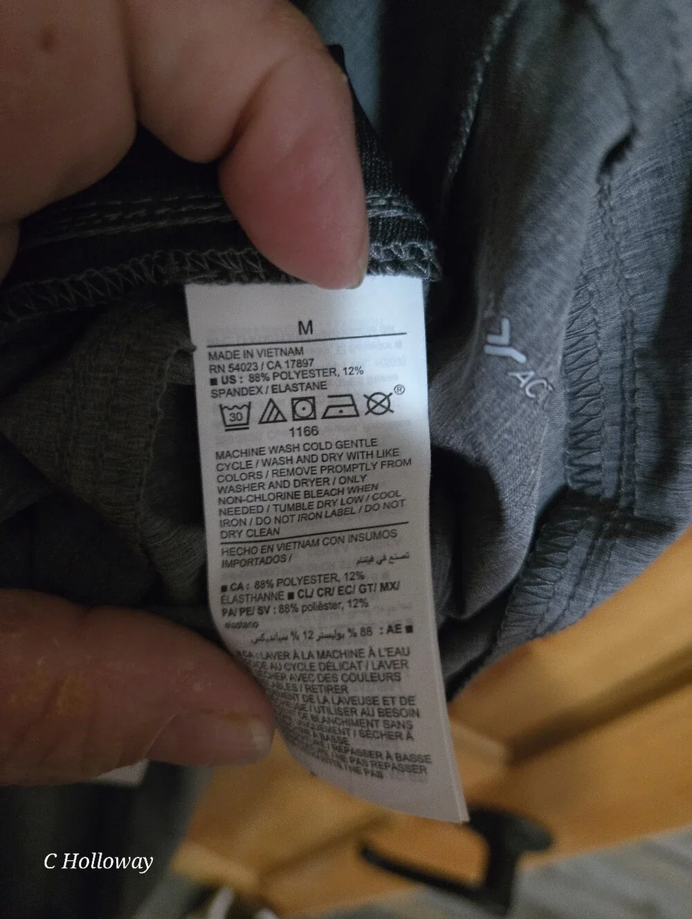 NWT Old Navy Mens Medium Gray Stretch Quick Dry Active Lightweight Jogger Pants